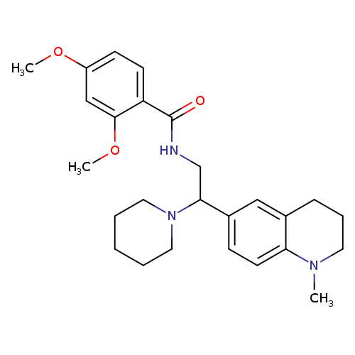 2,4-dimethoxy-N-[2-(1-methyl-1,2,3,4-tetrahydroquinolin-6-yl)-2-(piperidin-1-yl)ethyl]benzamide