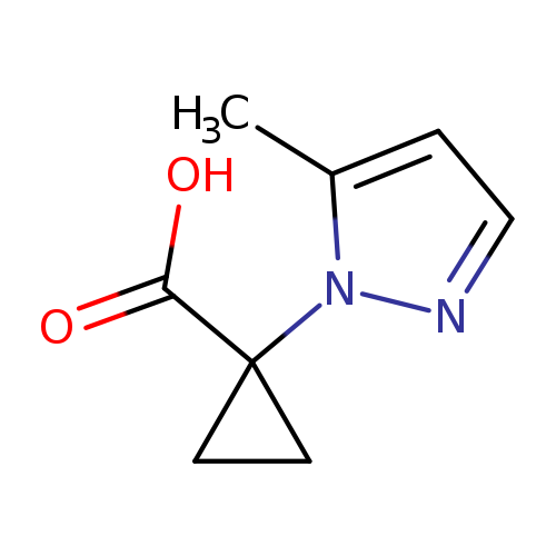 1-(5-methyl-1H-pyrazol-1-yl)cyclopropane-1-carboxylicacid