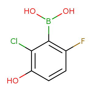 2-chloro-6-fluoro-3-hydroxyphenylboronic acid