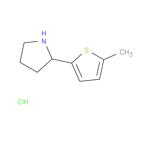 2-(5-Methylthiophen-2-yl)pyrrolidine Hydrochloride