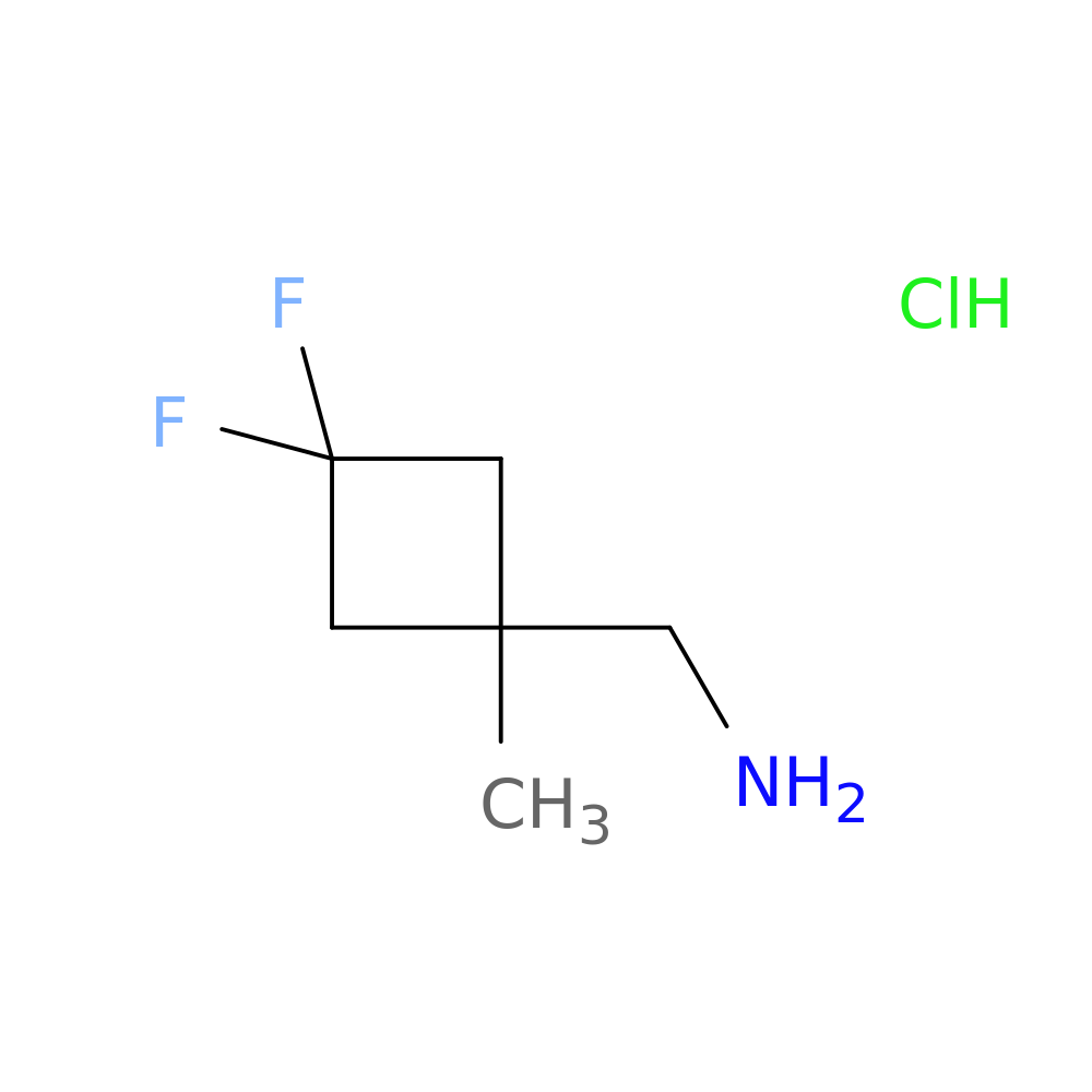 (3,3-difluoro-1-methylcyclobutyl)methanamine hydrochloride