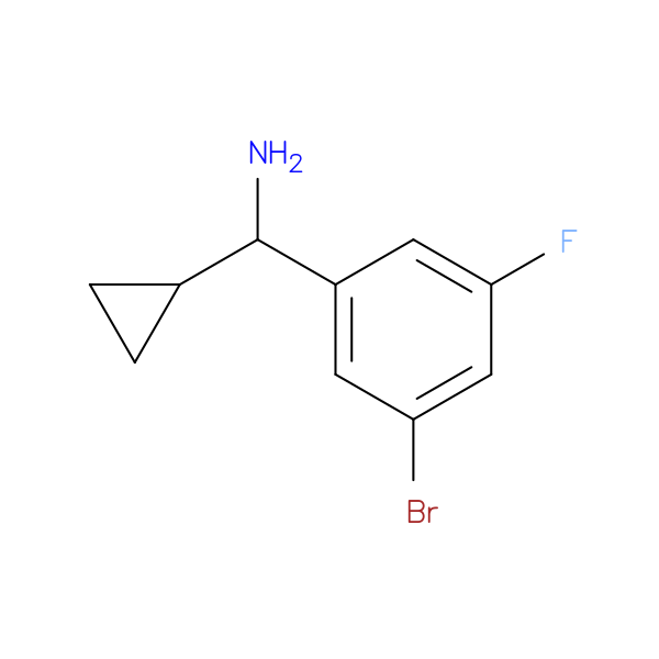 (3-BROMO-5-FLUOROPHENYL)(CYCLOPROPYL)METHANAMINE