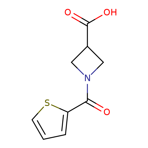 1-(2-thienylcarbonyl)azetidine-3-carboxylic acid
