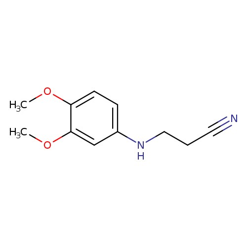 3-[(3,4-dimethoxyphenyl)amino]propanenitrile