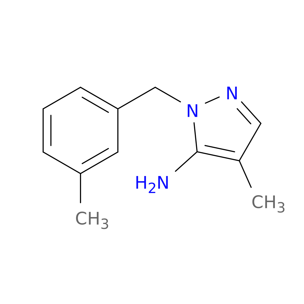 4-methyl-1-(3-methylbenzyl)-1H-pyrazol-5-amine
