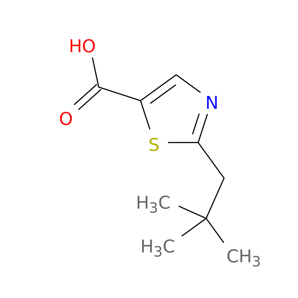 2-(2,2-dimethylpropyl)-1,3-thiazole-5-carboxylic acid
