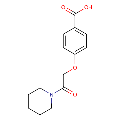 4-(2-Oxo-2-(piperidin-1-yl)ethoxy)benzoic acid