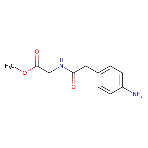 Methyl 2-[1-(4-aminophenyl)acetamido]acetate