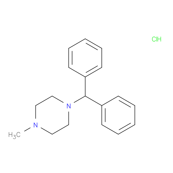 1-(diphenylmethyl)-4-methylpiperazine hydrochloride