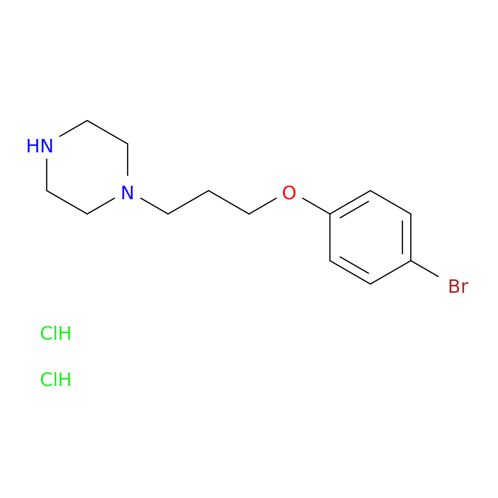 1-(3-(4-Bromophenoxy)propyl)piperazine 2hcl