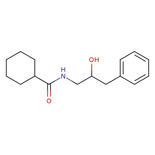 N-(2-hydroxy-3-phenylpropyl)cyclohexanecarboxamide