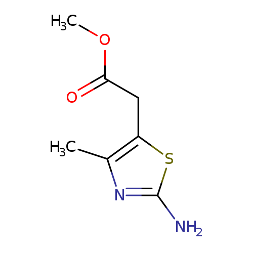 methyl 2-(2-amino-4-methyl-1,3-thiazol-5-yl)acetate
