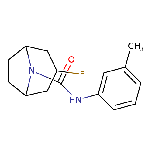 3-fluoro-N-(3-methylphenyl)-8-azabicyclo[3.2.1]octane-8-carboxamide