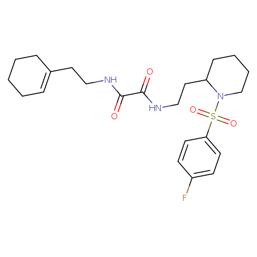 N'-[2-(cyclohex-1-en-1-yl)ethyl]-N-{2-[1-(4-fluorobenzenesulfonyl)piperidin-2-yl]ethyl}ethanediamide