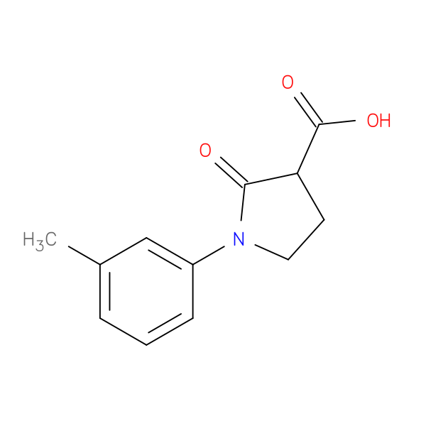 2-Oxo-1-(m-tolyl)pyrrolidine-3-carboxylic acid