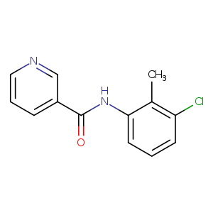 3-Pyridinecarboxamide, N-(3-chloro-2-methylphenyl)-