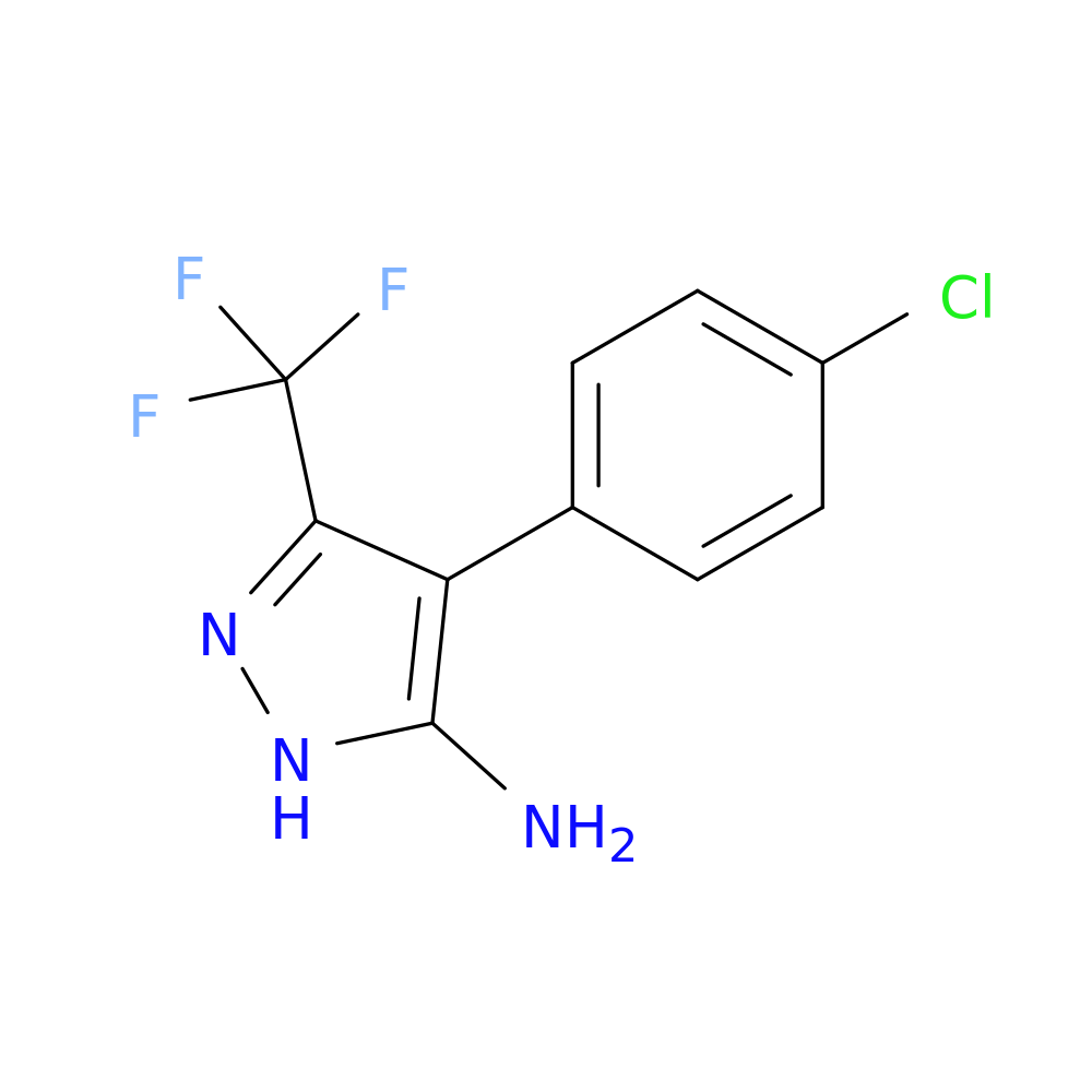 4-(4-Chlorophenyl)-3-(trifluoromethyl)-1H-pyrazol-5-amine