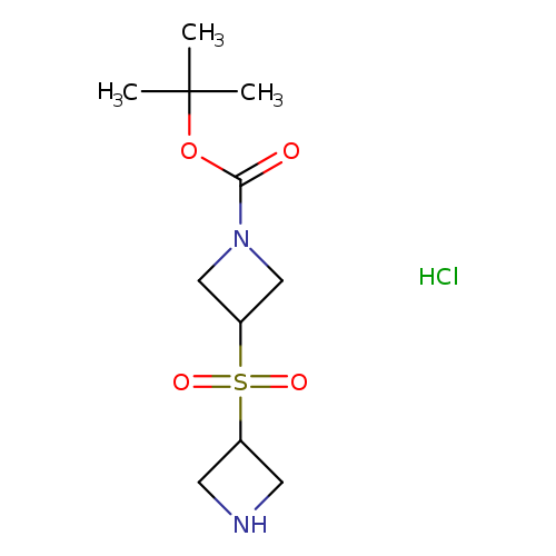 tert-butyl 3-(azetidine-3-sulfonyl)azetidine-1-carboxylate hydrochloride