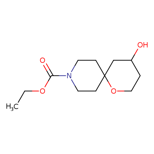 Ethyl 4-hydroxy-1-oxa-9-azaspiro[5.5]undecane-9-carboxylate