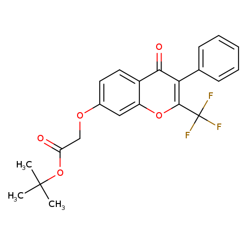 tert-butyl 2-{[4-oxo-3-phenyl-2-(trifluoromethyl)-4H-chromen-7-yl]oxy}acetate