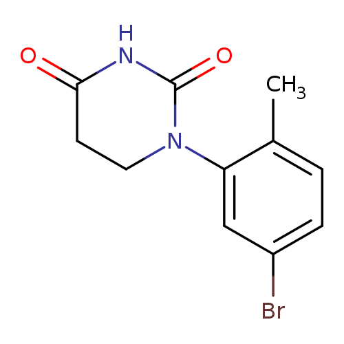 1-(5-bromo-2-methylphenyl)-1,3-diazinane-2,4-dione