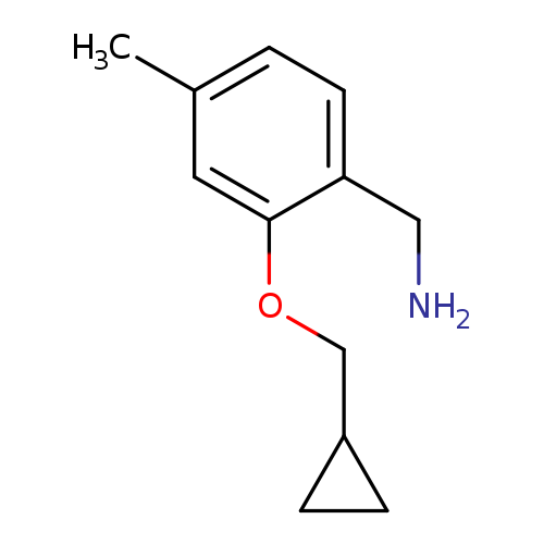 [2-(cyclopropylmethoxy)-4-methylphenyl]methanamine