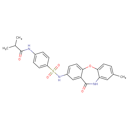 2-methyl-N-[4-({6-methyl-10-oxo-2-oxa-9-azatricyclo[9.4.0.0^{3,8}]pentadeca-1(11),3(8),4,6,12,14-hexaen-13-yl}sulfamoyl)phenyl]propanamide