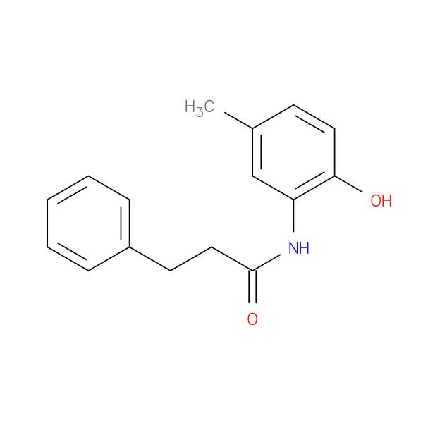 N-(2-hydroxy-5-methylphenyl)-3-phenylpropanamide