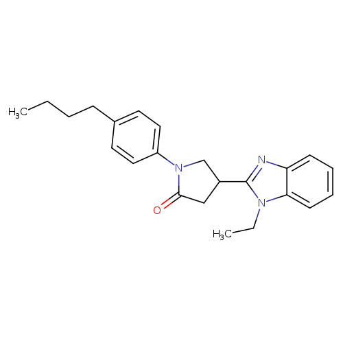 1-(4-butylphenyl)-4-(1-ethyl-1H-1,3-benzodiazol-2-yl)pyrrolidin-2-one