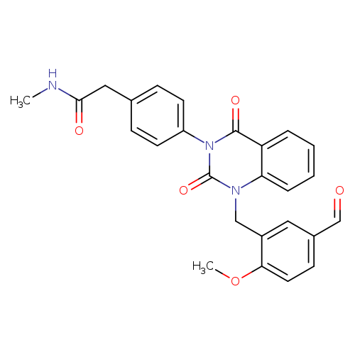 2-(4-{1-[(5-formyl-2-methoxyphenyl)methyl]-2,4-dioxo-1,2,3,4-tetrahydroquinazolin-3-yl}phenyl)-N-methylacetamide