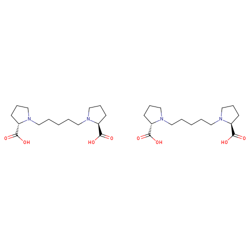 (S)-1-(5-((S)-2-Carboxypyrrolidin-1-yl)-pentyl)pyrrolidine-2-carboxylic acid