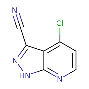 4-chloro-1h-pyrazolo[3,4-b]pyridine-3-carbonitrile