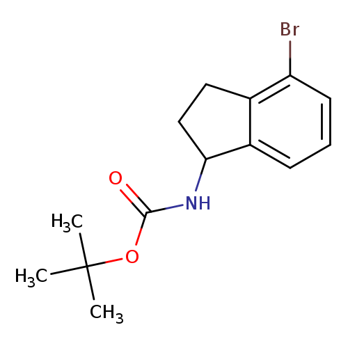 (4-Bromo-indan-1-yl)-carbamicacidtert-butylester