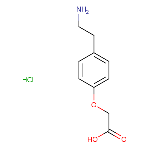 2-[4-(2-Aminoethyl)phenoxy]acetic acid, HCl