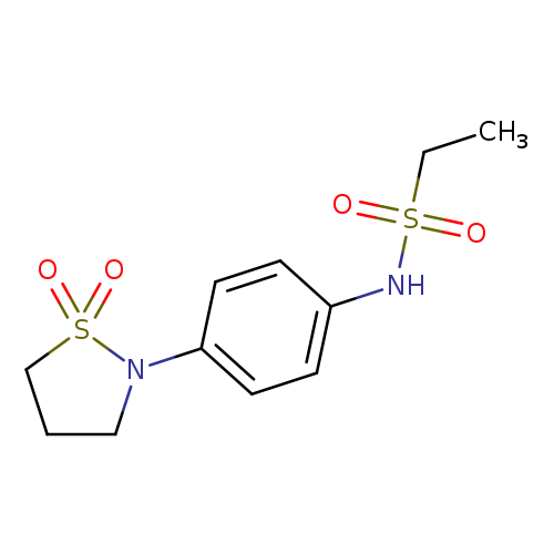 N-[4-(1,1-dioxo-1lambda6,2-thiazolidin-2-yl)phenyl]ethane-1-sulfonamide