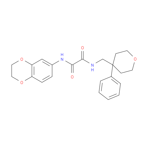 N-(2,3-dihydro-1,4-benzodioxin-6-yl)-N'-[(4-phenyloxan-4-yl)methyl]ethanediamide