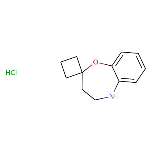 4,5-dihydro-3H-spiro[1,5-benzoxazepine-2,1'-cyclobutane] hydrochloride