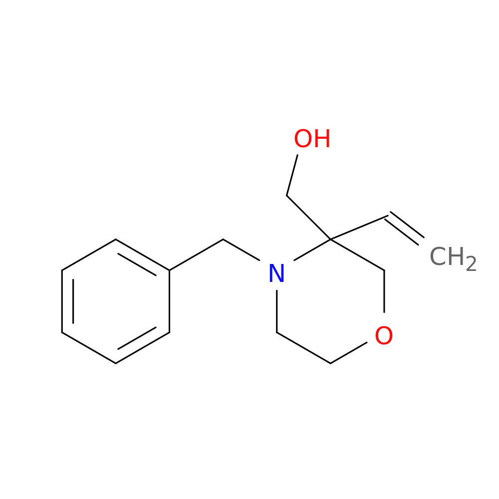 (4-benzyl-3-ethenylmorpholin-3-yl)methanol