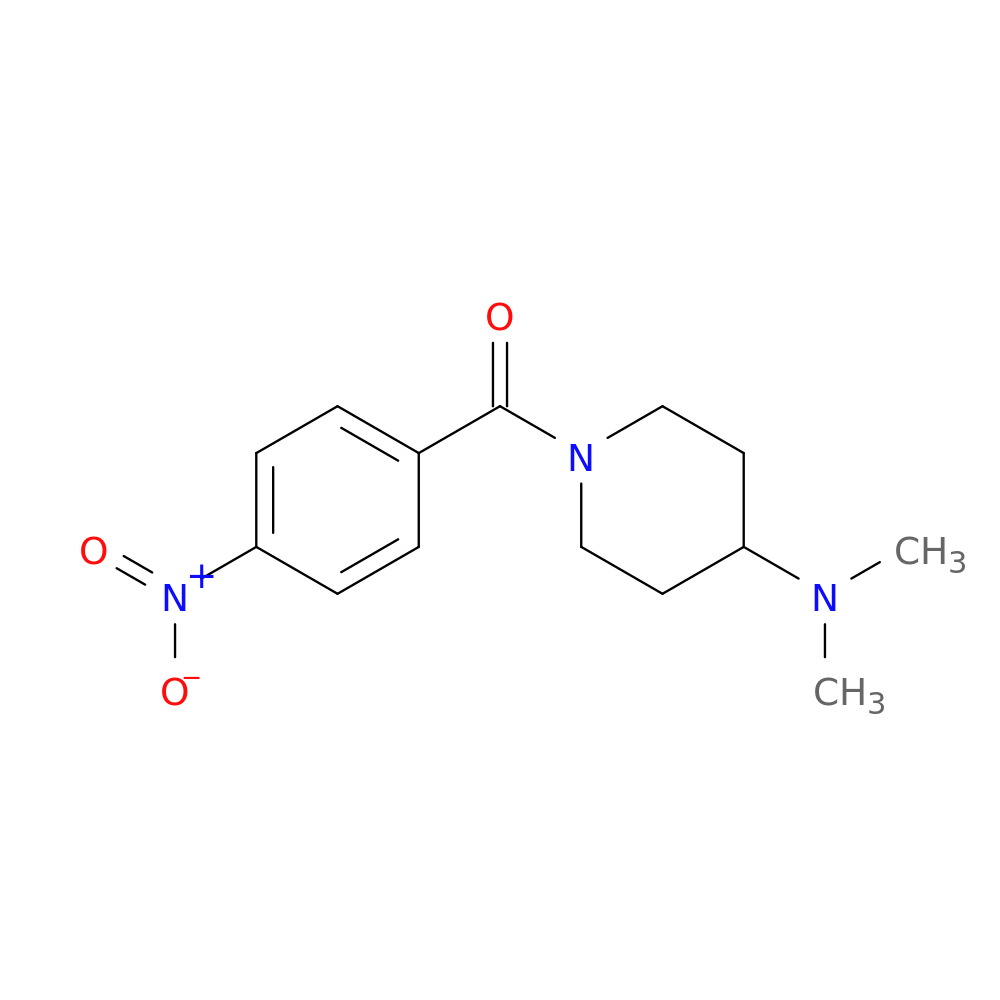 [4-(dimethylamino)-1-piperidinyl](4-nitrophenyl)-Methanone