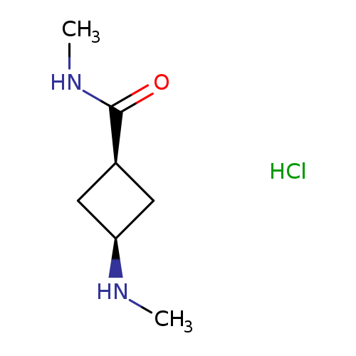 (1s,3s)-N-methyl-3-(methylamino)cyclobutane-1-carboxamide hydrochloride, cis