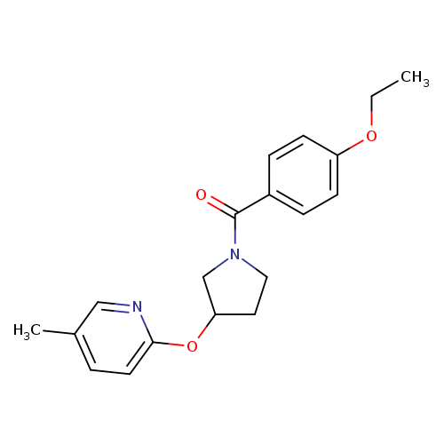 2-{[1-(4-ethoxybenzoyl)pyrrolidin-3-yl]oxy}-5-methylpyridine
