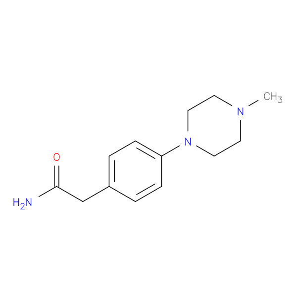 2-[4-(4-methylpiperazin-1-yl)phenyl]acetamide