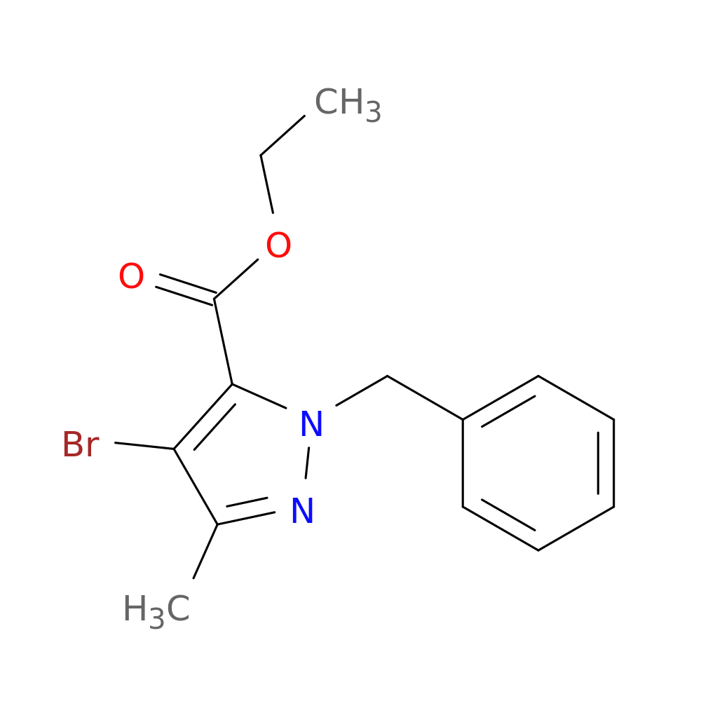 Ethyl 1-benzyl-4-bromo-3-methyl-1H-pyrazole-5-carboxylate