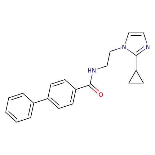 N-[2-(2-cyclopropyl-1H-imidazol-1-yl)ethyl]-[1,1'-biphenyl]-4-carboxamide