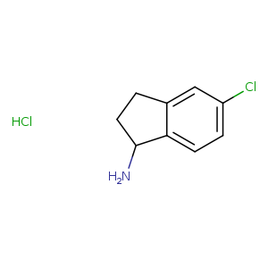 1H-Inden-1-amine, 5-chloro-2,3-dihydro-, hydrochloride (1:1)