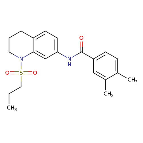 3,4-dimethyl-N-[1-(propane-1-sulfonyl)-1,2,3,4-tetrahydroquinolin-7-yl]benzamide
