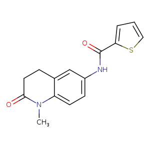 N-(1-methyl-2-oxo-1,2,3,4-tetrahydroquinolin-6-yl)thiophene-2-carboxamide