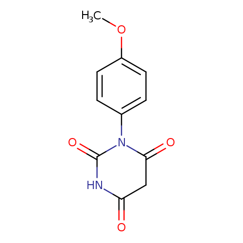 1-(4-methoxyphenyl)pyrimidine-2,4,6(1H,3H,5H)-trione