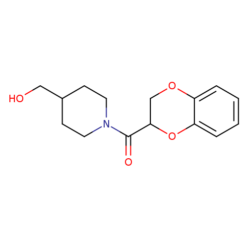 (2,3-Dihydro-benzo[1,4]dioxin-2-yl)-(4-hydroxymethyl-piperidin-1-yl)-methanone