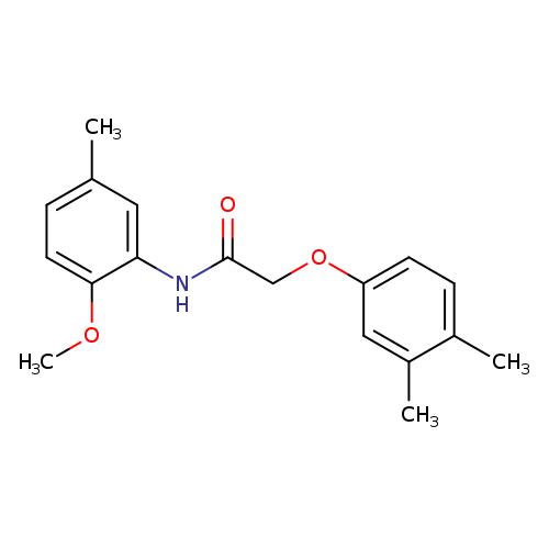 2-(3,4-dimethylphenoxy)-N-(2-methoxy-5-methylphenyl)acetamide